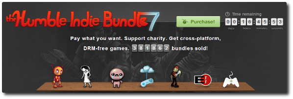 Humble Indie Bundle DRM free Game Collection